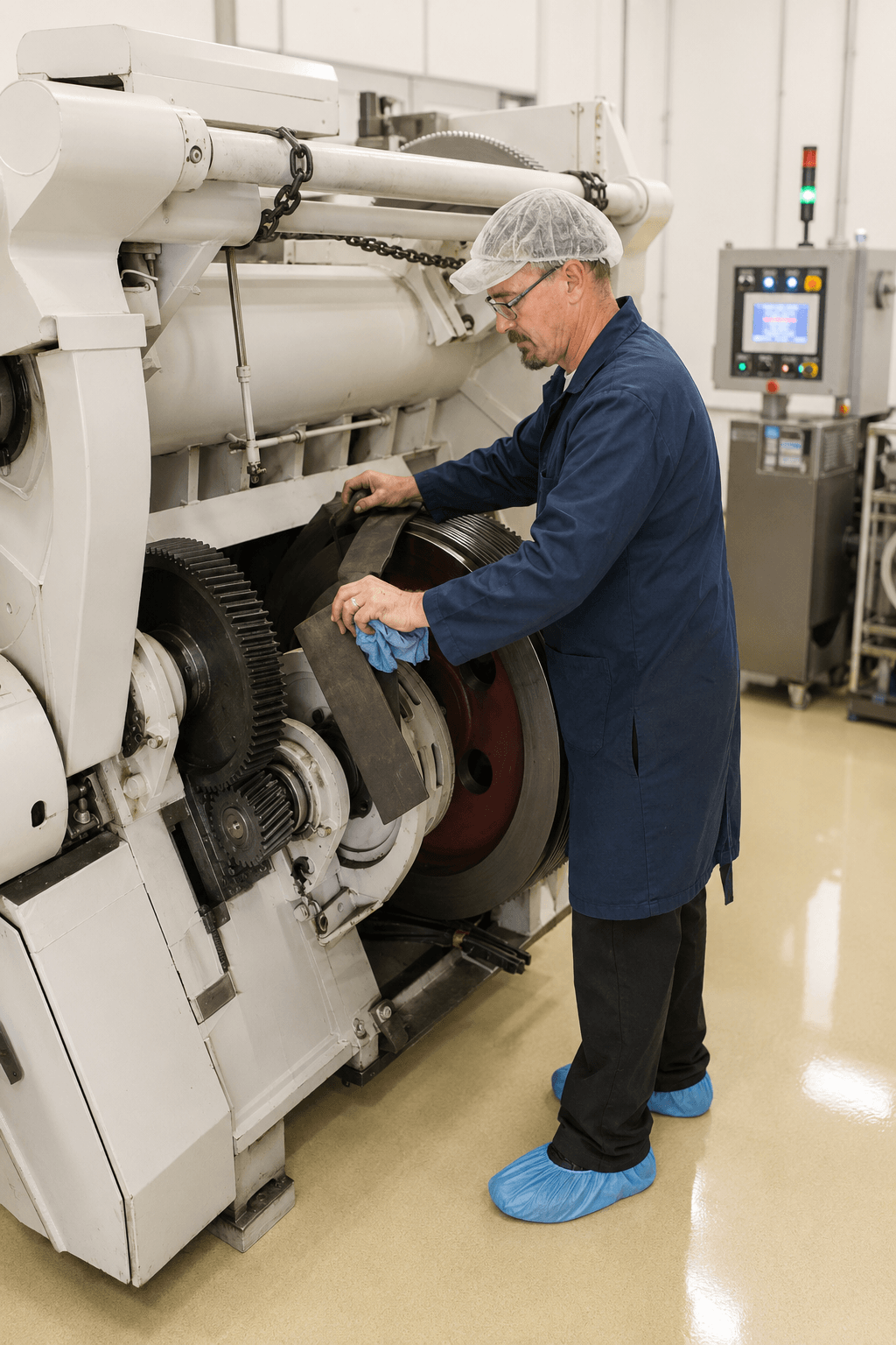 Dave-Mussi-repairing-Mid-America-Displays-press-2